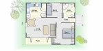 Fantail Floorplan | Prefab Homes