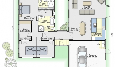 Kowhai Floorplan | Prefab Homes