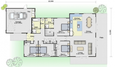 Murawai Floorplan | Prefab Homes