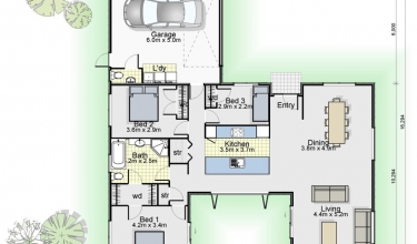 Totara Floorplan | Prefab Homes