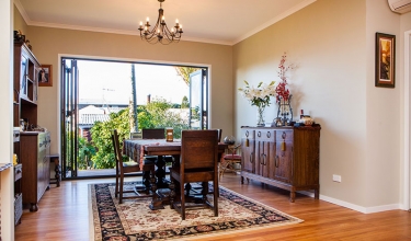 The dining room | Builders Taranaki