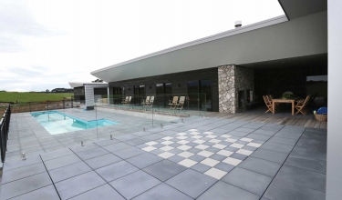 Outside courtyard and pool | Local builders