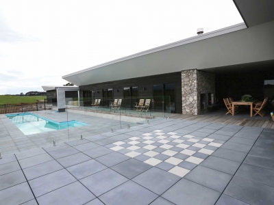 Outside courtyard and pool | Local builders