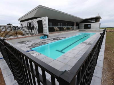 View from the pool | Home builders new plymouth